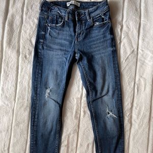 Zara mid rise skinny jeans